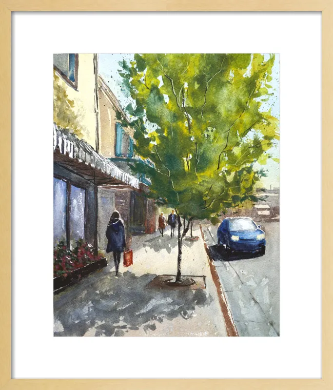 Shops in Laguna by Lauren Dusing for Artfully Walls
