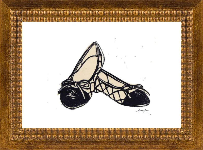Chanel Ballet Flats by Anna See for Artfully Walls