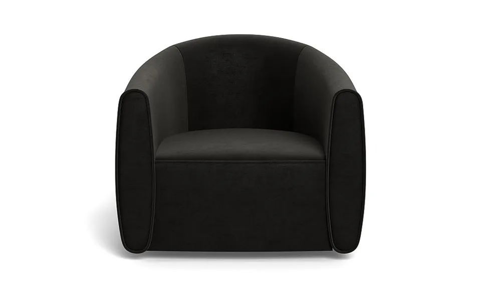 Lawson Swivel Chair with Contrast Piping