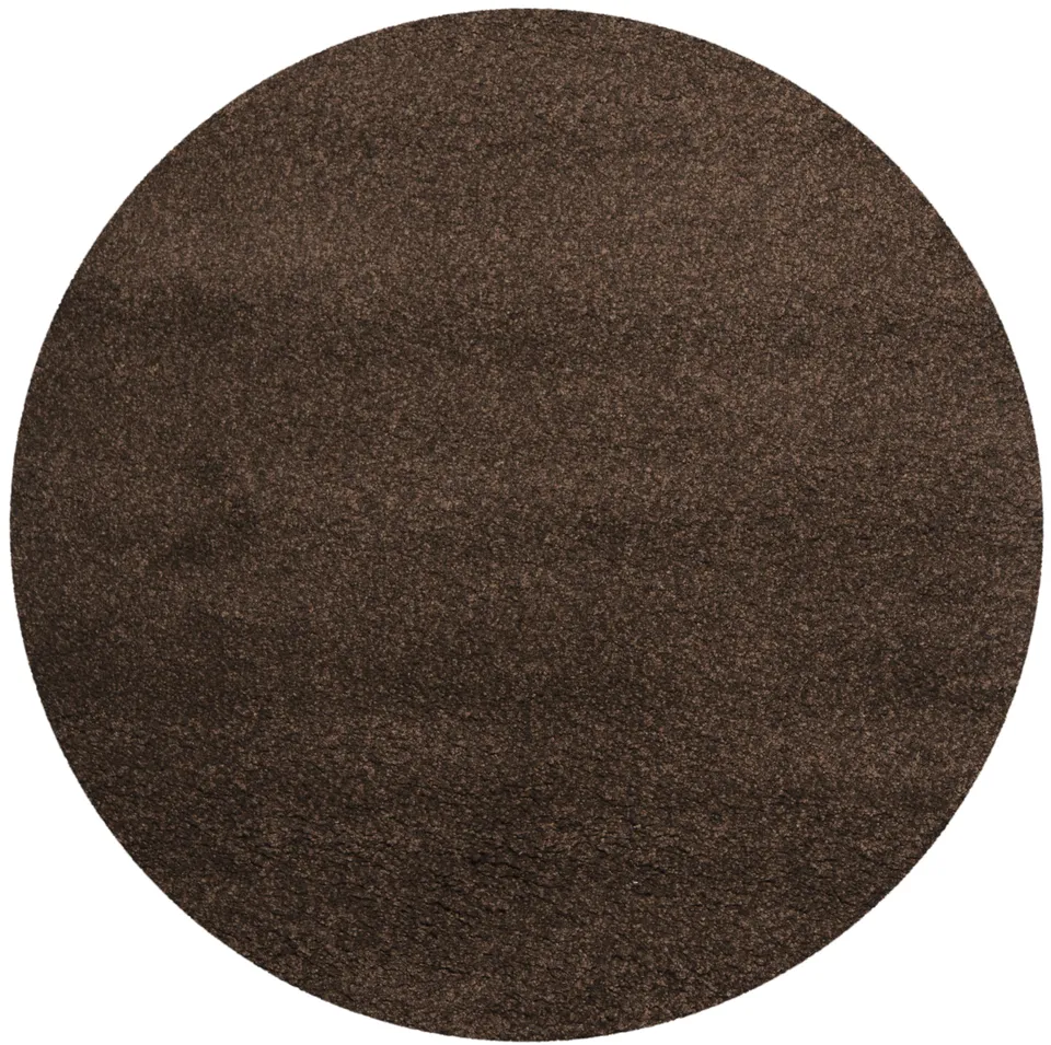 Arlo Home Woven Area Rug, SGN725-2727, Brown,  6' 7" X 6' 7" Round