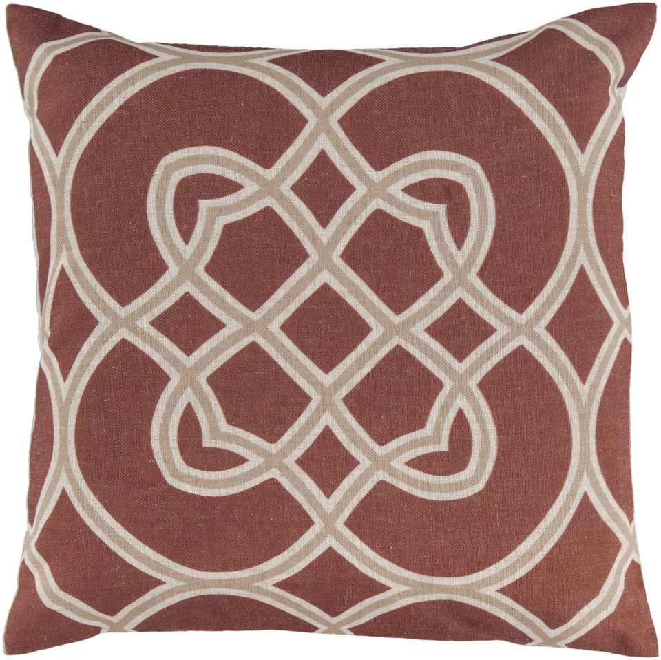 Jorden FF-021 22"L x 22"W Pillow Cover