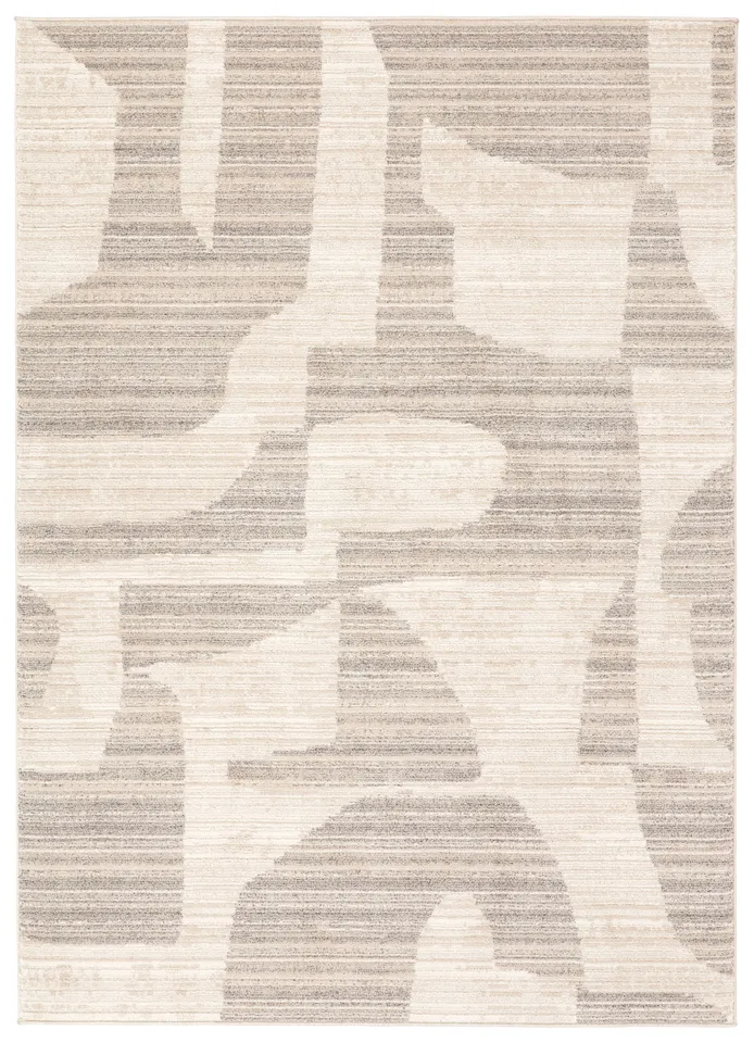 Label J Tremaine EVA05 Abstract Gray Area Rug (9'6"x13'6")