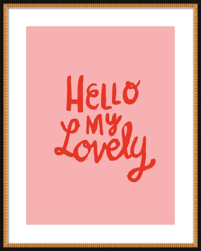 Hello My Lovely by Paula Mills for Artfully Walls