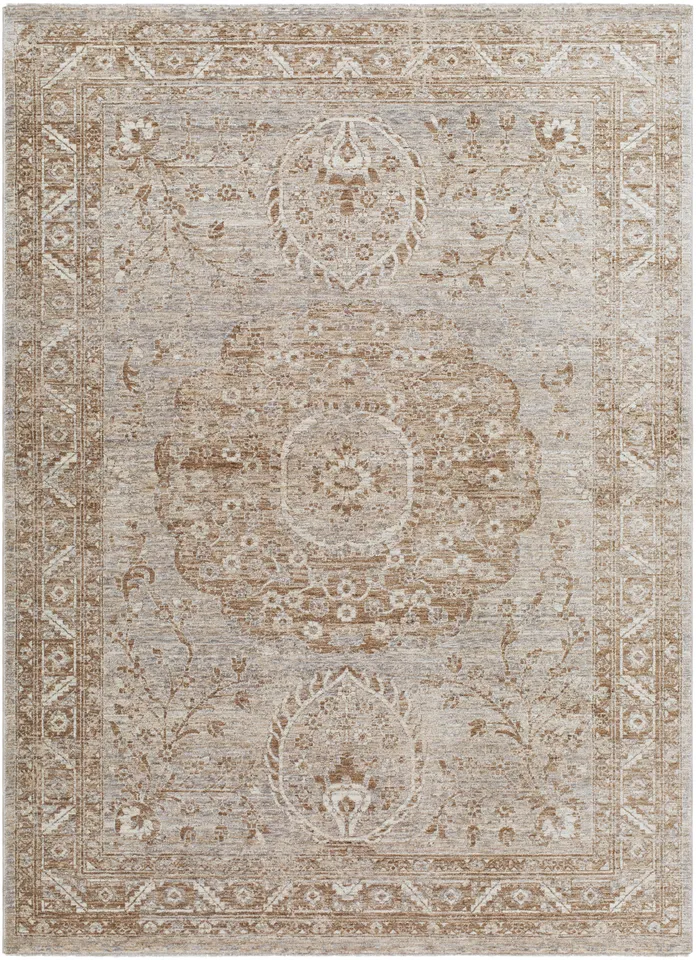Misterio Plus White Indoor 9' x 12'6" Machine Woven Rug