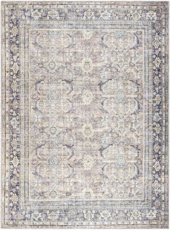 Darling Brown Indoor 2'7" x 7'3" Machine Woven Rug