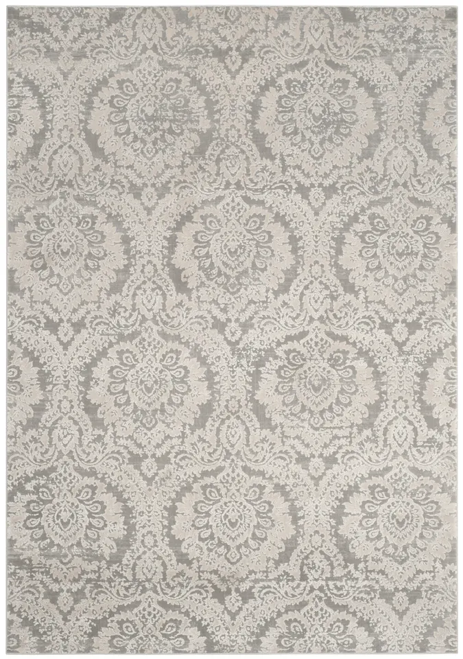Arlo Home Woven Area Rug, PRN717G, Grey/Beige,  5' 1" X 7' 6"