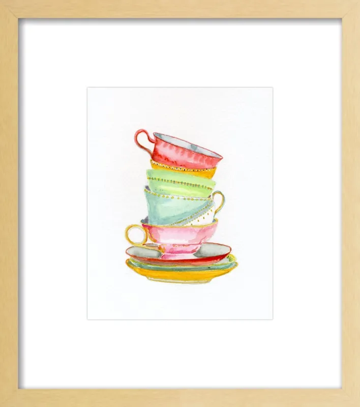 Teacups by Miri Eshet for Artfully Walls