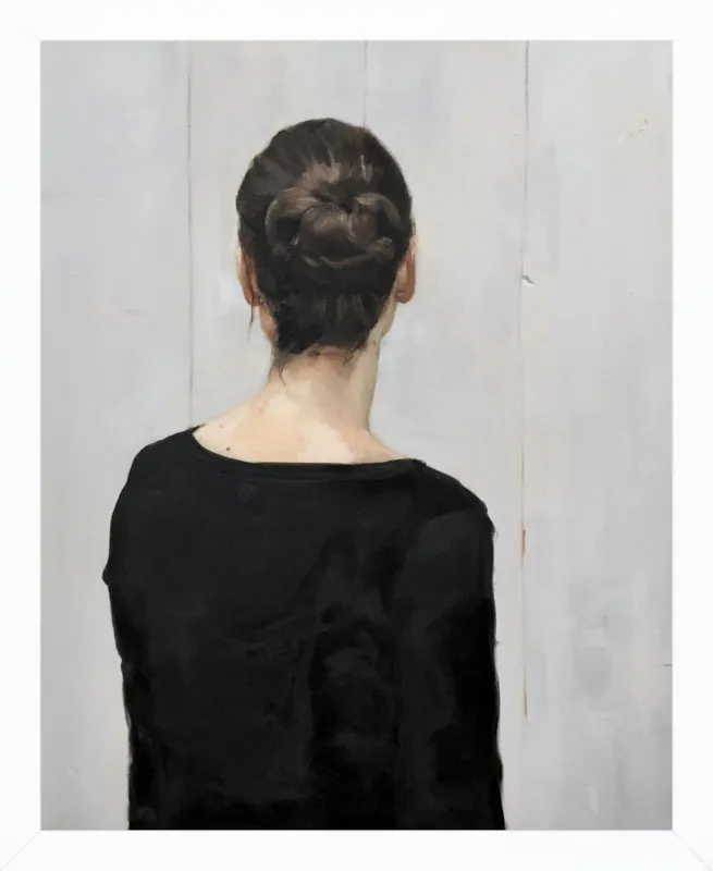 Portrait of a young woman by Philine van der Vegte for Artfully Walls