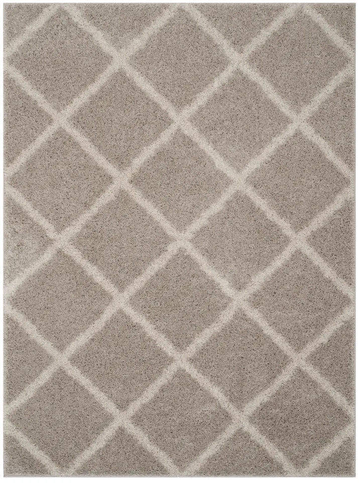 Arlo Home Woven Area Rug, SG169F, Light Grey/Ivory,  3' X 5'
