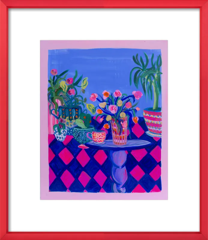 Pots and Plants painting by Davina Shefet for Artfully Walls