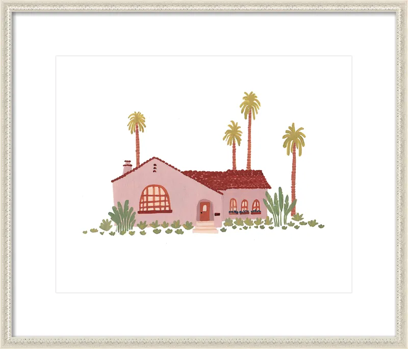 Pink Bungalow by Taylor Ann for Artfully Walls