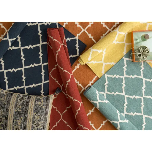 Frontier Orange Indoor 2' x 3' Handmade Rug