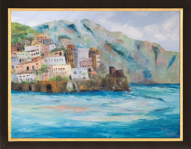 Amalfi Coast by Renee A Ortiz for Artfully Walls