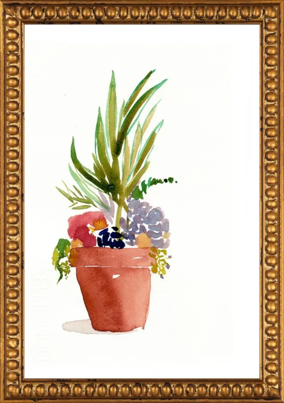 Succulent Garden by Christine Lindstrom for Artfully Walls