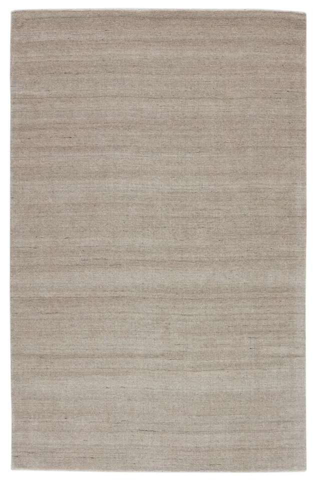 Oplyse Handmade Stripe Gray/ Silver Runner Rug (3'X12')