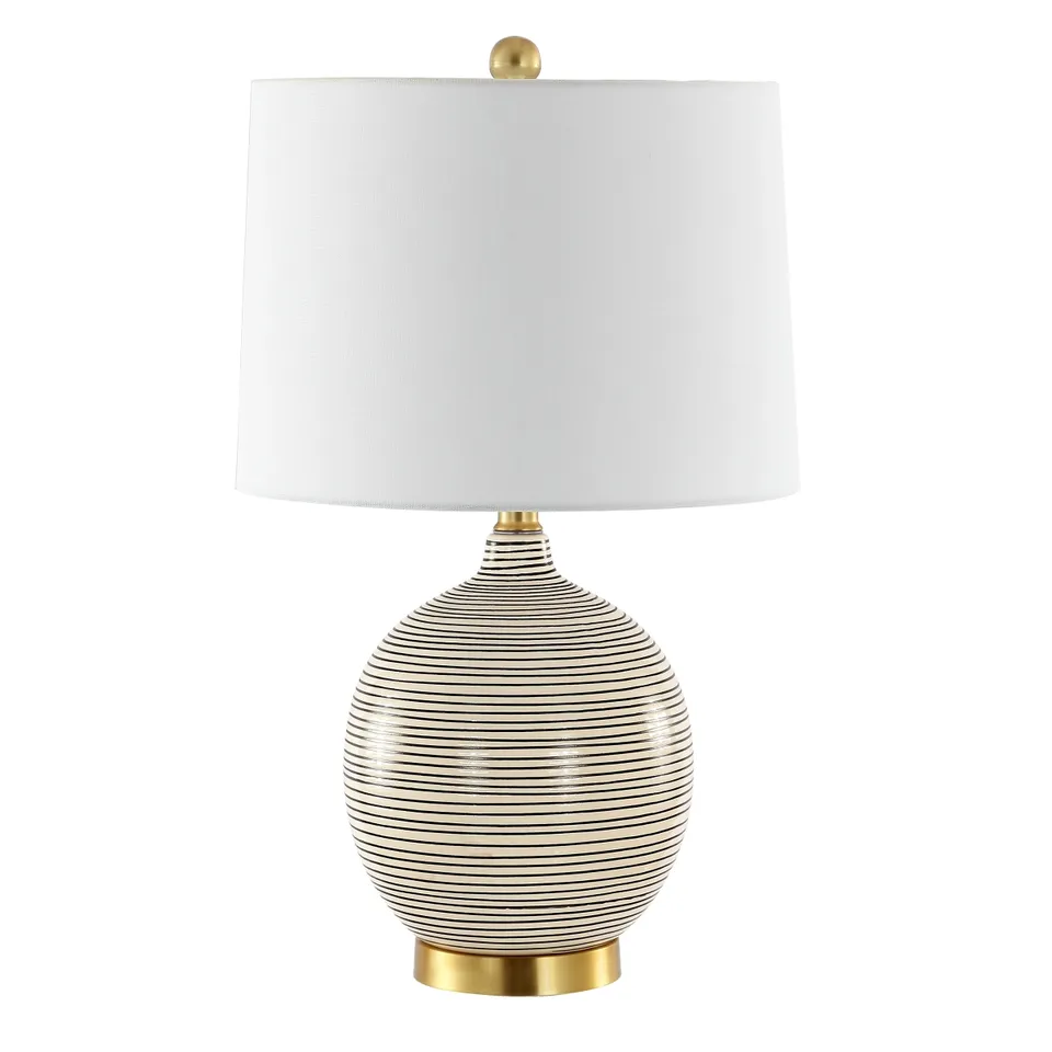Kremp 23" Table Lamp With USB - Gray