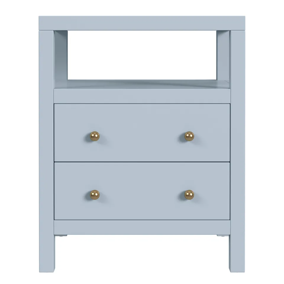 Nora Whisper Blue Nightstand