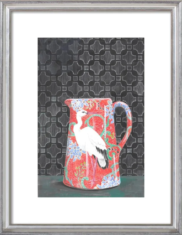 Red Vase by Miri Eshet for Artfully Walls