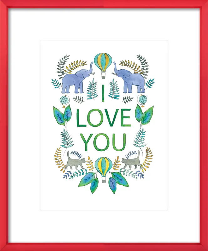 I Love You by Rachel Rogers for Artfully Walls