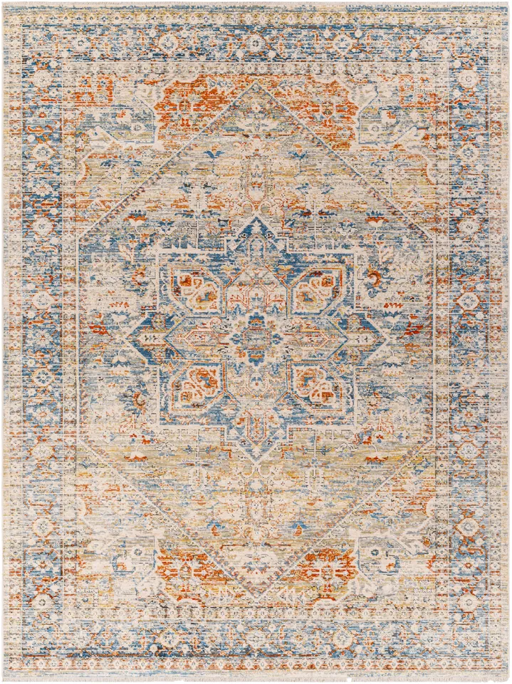 Chicago Beige Indoor 2' x 2'11" Machine Woven Rug