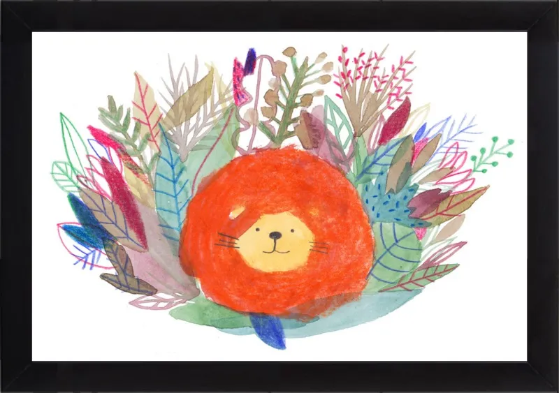Lion by Marion Barraud for Artfully Walls