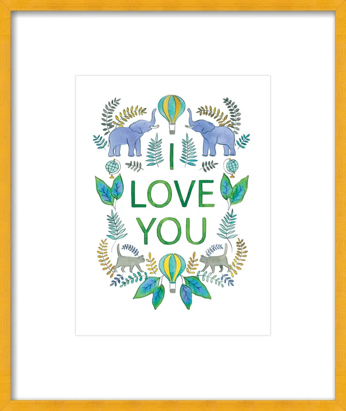 I Love You by Rachel Rogers for Artfully Walls
