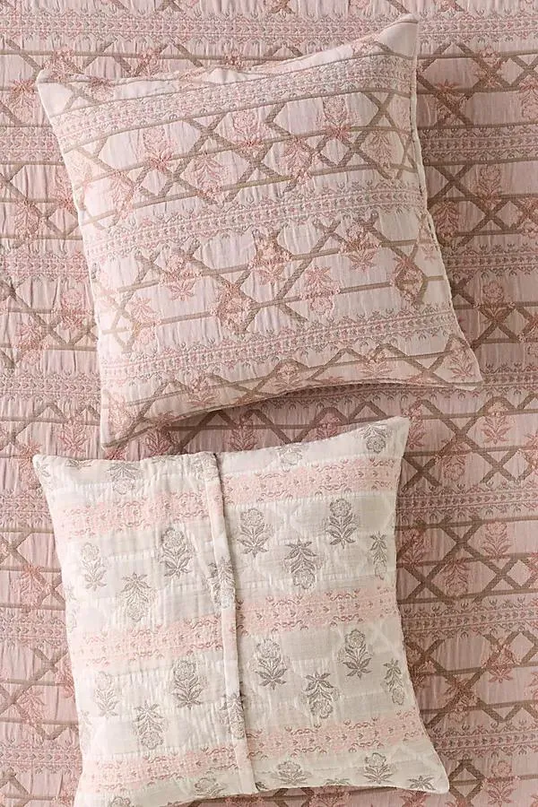 Anja Cotton Floral Euro Sham
