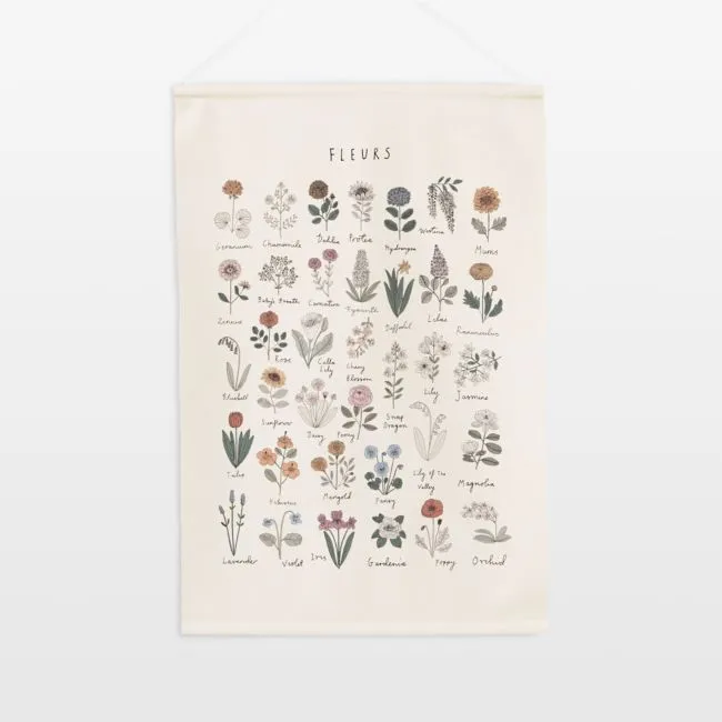 Gathre Fleurs Tapestry Poster