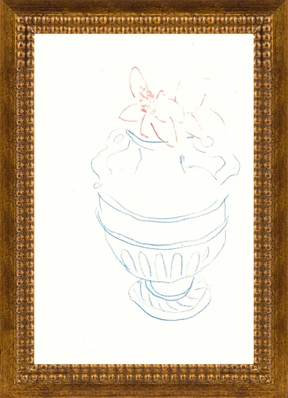 Sevres vase by Shanti Shea An for Artfully Walls