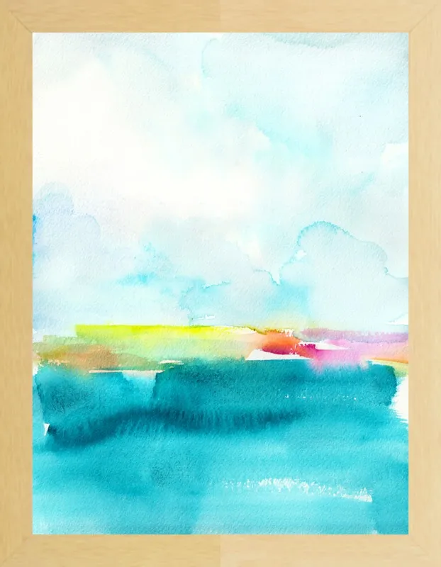 Oceanscape II by Christine Lindstrom for Artfully Walls