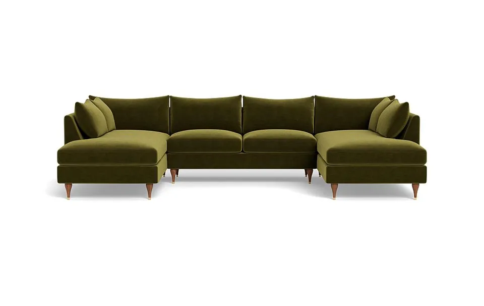 Sloan 3-Piece U-Bumper Sectional
