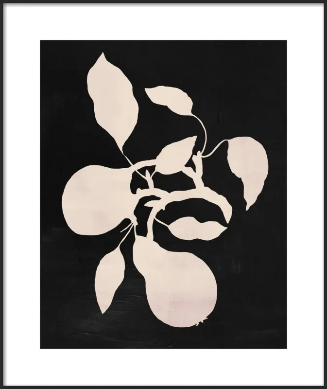 pears black and white by Ruti Shaashua for Artfully Walls