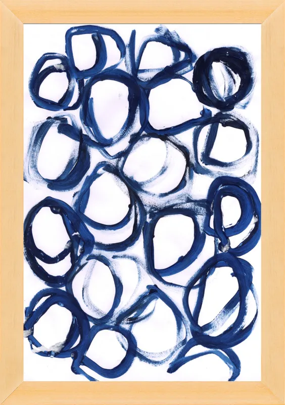 Blue Loops by morioke for Artfully Walls