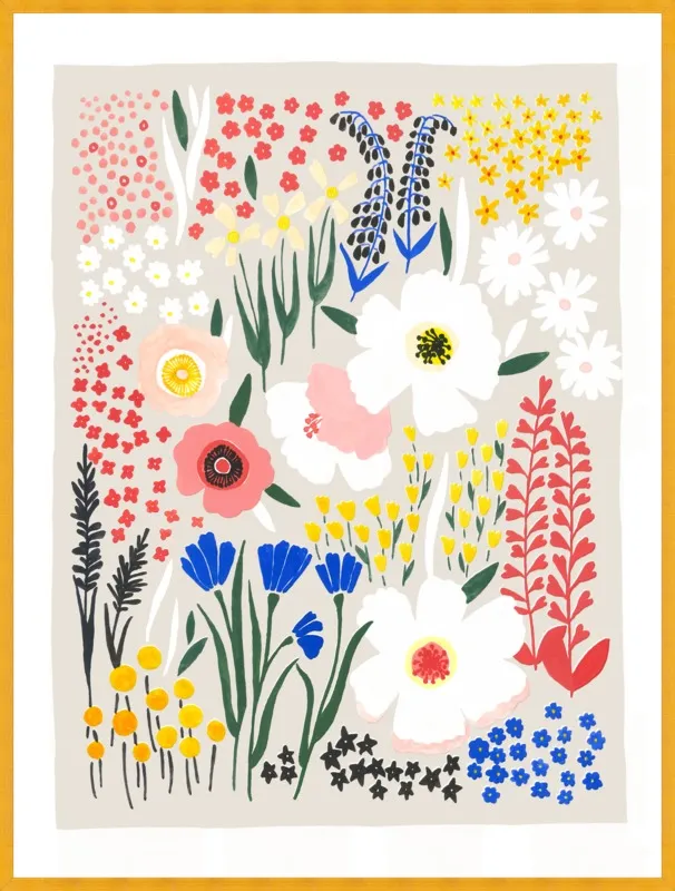 Anemone Garden by Lisa Rupp for Artfully Walls