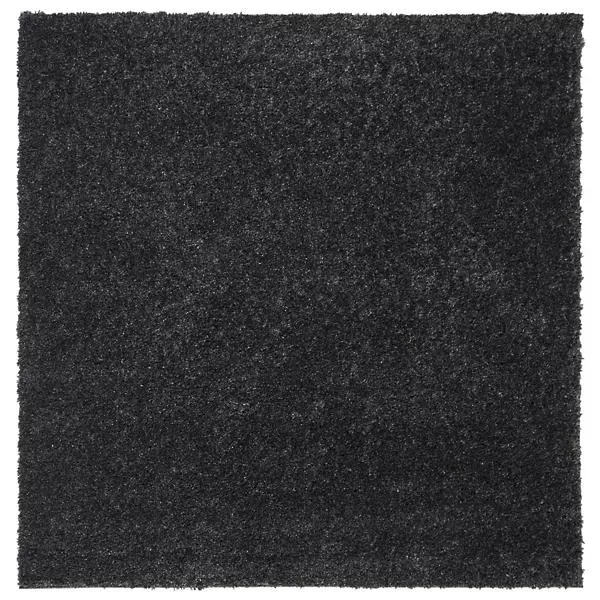 Autumn Loft Solid Shag Dark Area Rug