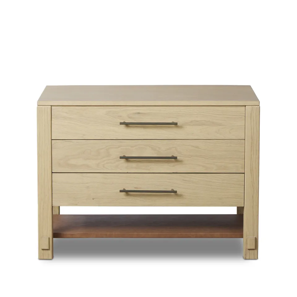 Blake Large Nightstand - Washed Ash