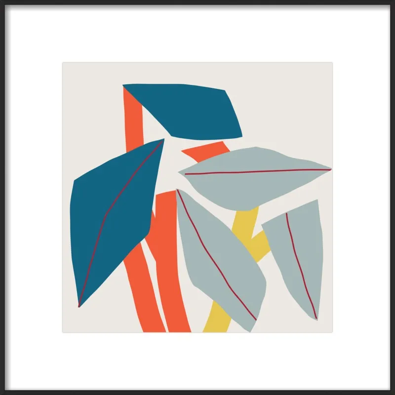 Colourful leaves by Jessica Nielsen for Artfully Walls