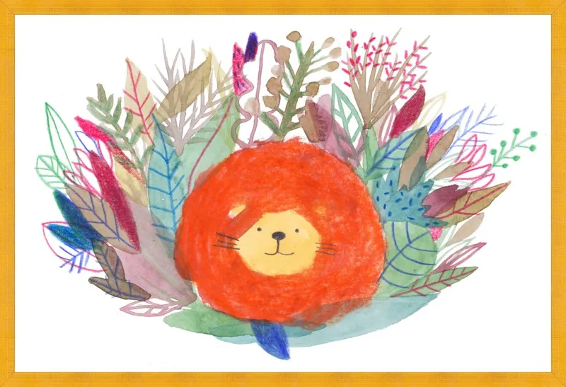 Lion by Marion Barraud for Artfully Walls