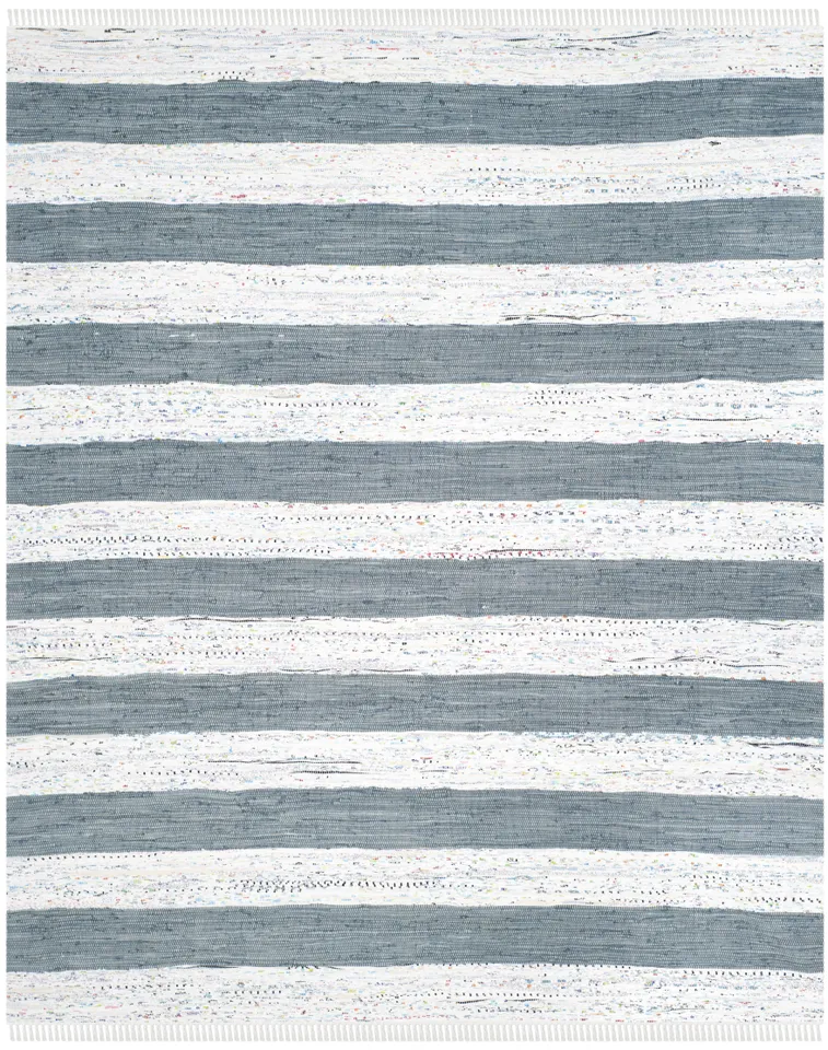 Arlo Home Hand Woven Area Rug, MTK720A, Ivory/Grey,  9' X 12'
