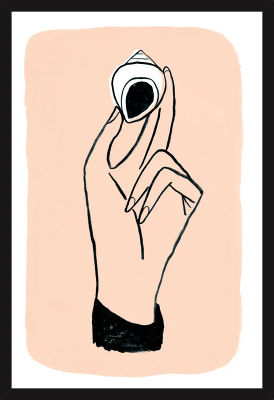 My Hand is My Face by Michael Doyle - Apartment On Belmont for Artfully Walls