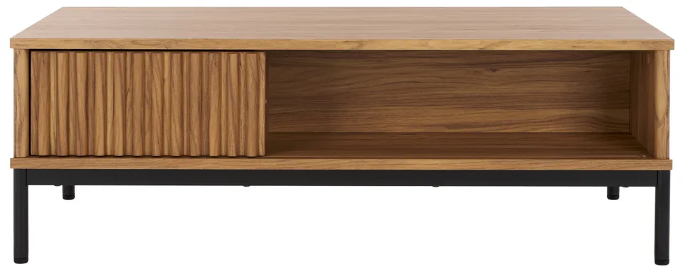Lylia 2 Door Coffee Table - Oak / Black