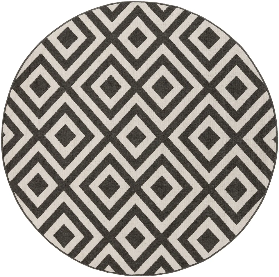 Alfresco Beige Outdoor 8'10" x 8'10" Machine Woven Rug