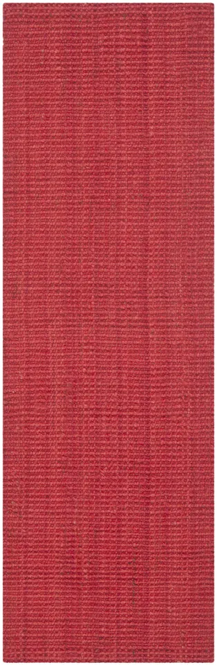 Arlo Home Hand Woven Area Rug, NF730D, Red,  2' 3" X 7'