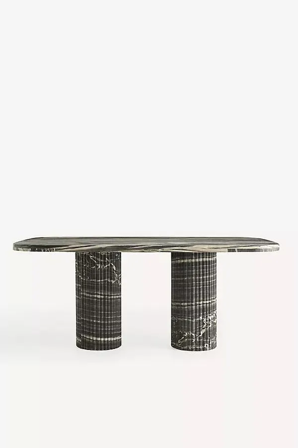 Kanta Rectangular 72" Marble Dining Table