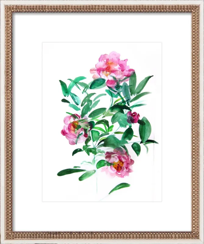 Peonies by Christine Lindstrom for Artfully Walls