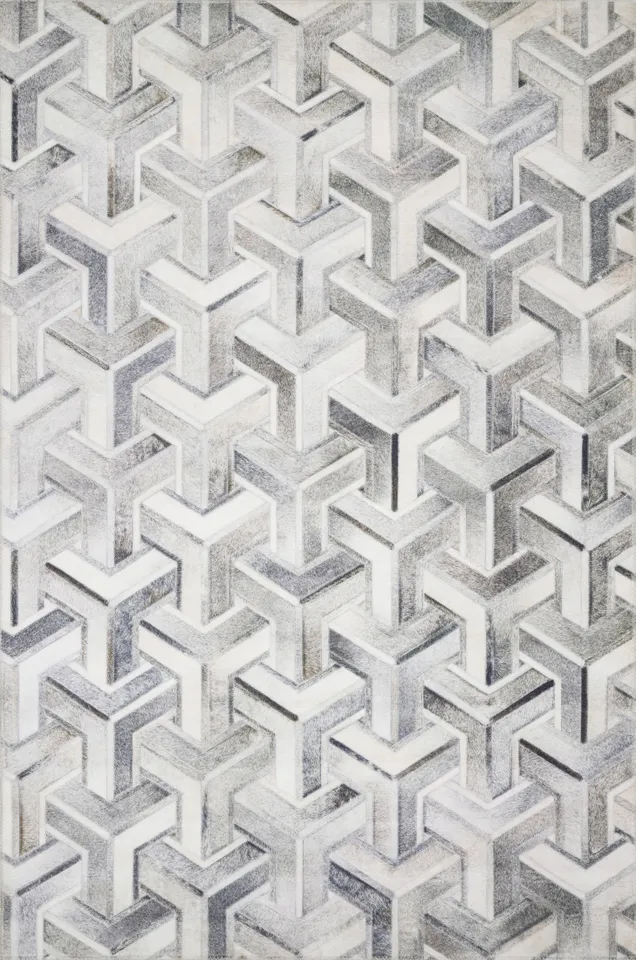Loloi Maddox Silver / Ivory 3'-6" x 5'-6"