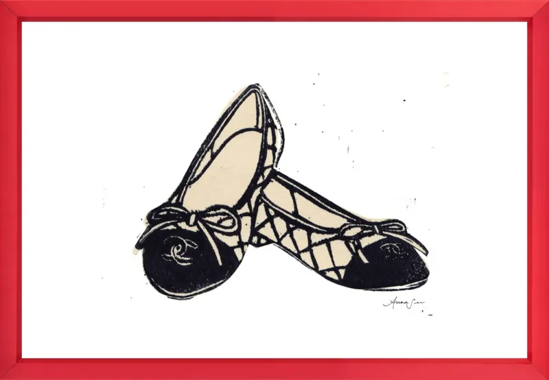 Chanel Ballet Flats by Anna See for Artfully Walls