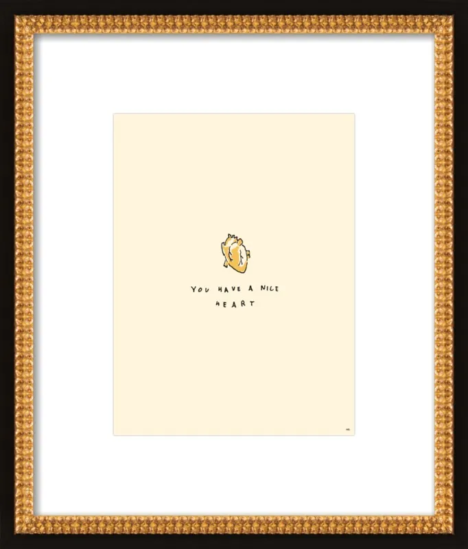 You Have A Nice Heart by Melody Hansen for Artfully Walls
