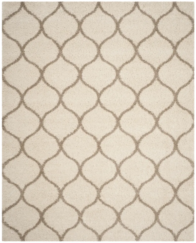 Arlo Home Woven Area Rug, SGH280D, Ivory/Beige,  10' X 14'