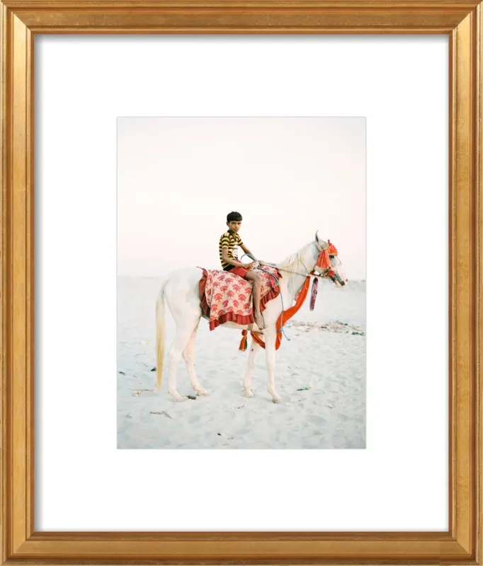 Boy on Horse by Andrew Jacona for Artfully Walls